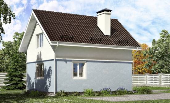 095-002-R Projekt domu dwukondygnacyjnego z mansardą, nowoczesny domek z bloczków silikatowych  Gliwice | Проекты домов от House Expert