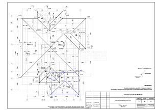 План кровли М 1:100
