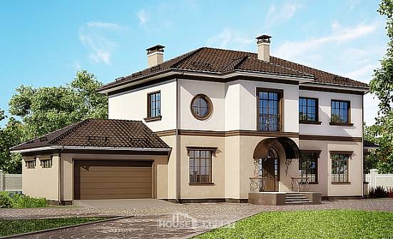 290-004-L Projekt domu dwukondygnacyjnego, garaż, piękny domek wiejski z cegieł Słupsk | Проекты домов от House Expert