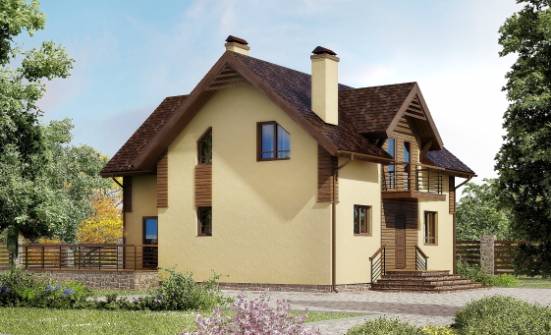 150-009-L Projekt domu dwukondygnacyjnego z mansardą, ekonomiczny dom z bloczków silikatowych  Gliwice | Проекты домов от House Expert