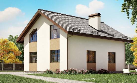 170-002-R Projekt domu dwukondygnacyjnego pięterko mansardowe, budżetowy domek wiejski z brizolitu Legnica | Проекты домов от House Expert