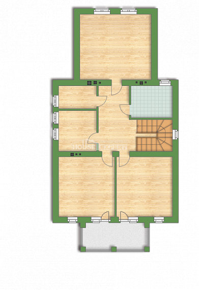 Projekt domu 180-014-R. 2 этаж