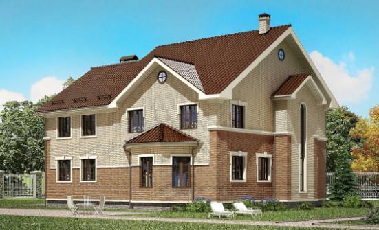 300-004-L Projekt domu dwukondygnacyjnego, piękny domek z betonu drewnianego Łódź | Проекты домов от House Expert