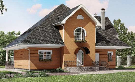 310-001-R Projekt domu dwukondygnacyjnego pięterko mansardowe, przestronny dom podmiejski z brizolitu Sosnowiec | Проекты домов от House Expert