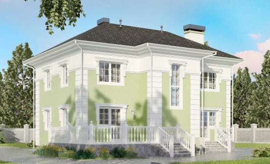 155-005-R Projekt domu dwukondygnacyjnego, skromny dom podmiejski z bloczków silikatowych  Nowy Sącz | Проекты домов от House Expert