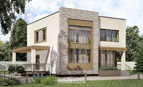 185-001-R Projekt domu dwukondygnacyjnego, klasyczny domek wiejski z betonu drewnianego Gdynia | Проекты домов от House Expert