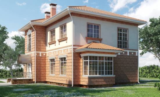 285-001-L Projekt domu dwukondygnacyjnego, garaż, klasyczny dom z cegieł Bytom | Проекты домов от House Expert