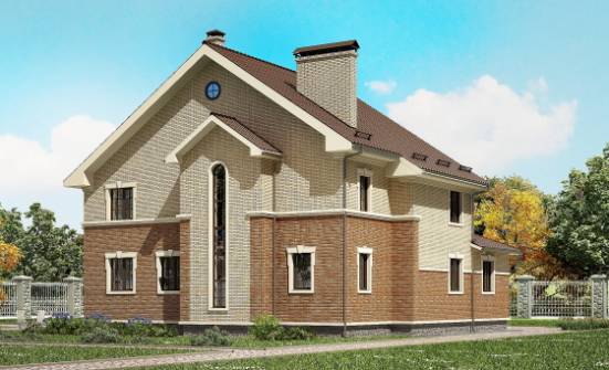 300-004-L Projekt domu dwukondygnacyjnego, piękny domek z betonu drewnianego Łódź | Проекты домов от House Expert