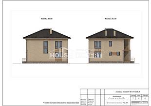 Ортогональные проекции фасадов А-­Д, Д-­А