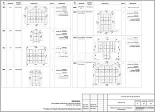 Ведомость окон и оконно-дверных конструкций