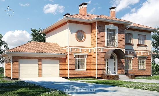 285-001-L Projekt domu dwukondygnacyjnego, garaż, klasyczny dom z cegieł Bytom | Проекты домов от House Expert