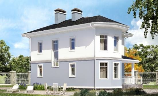 120-001-R Projekt domu dwukondygnacyjnego, budżetowy dom z bloków Tychy | Проекты домов от House Expert