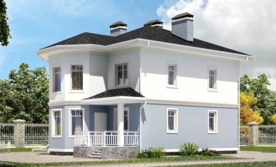 120-001-R Projekt domu dwukondygnacyjnego, budżetowy dom z bloków Tychy | Проекты домов от House Expert