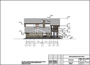 Фасад А-Ж, М 1:100