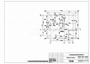 План кровли М 1:100
