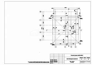 План кровли  М 1:100