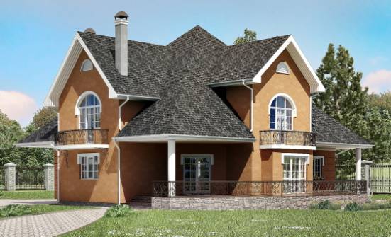 310-001-R Projekt domu dwukondygnacyjnego pięterko mansardowe, przestronny dom podmiejski z brizolitu Sosnowiec | Проекты домов от House Expert